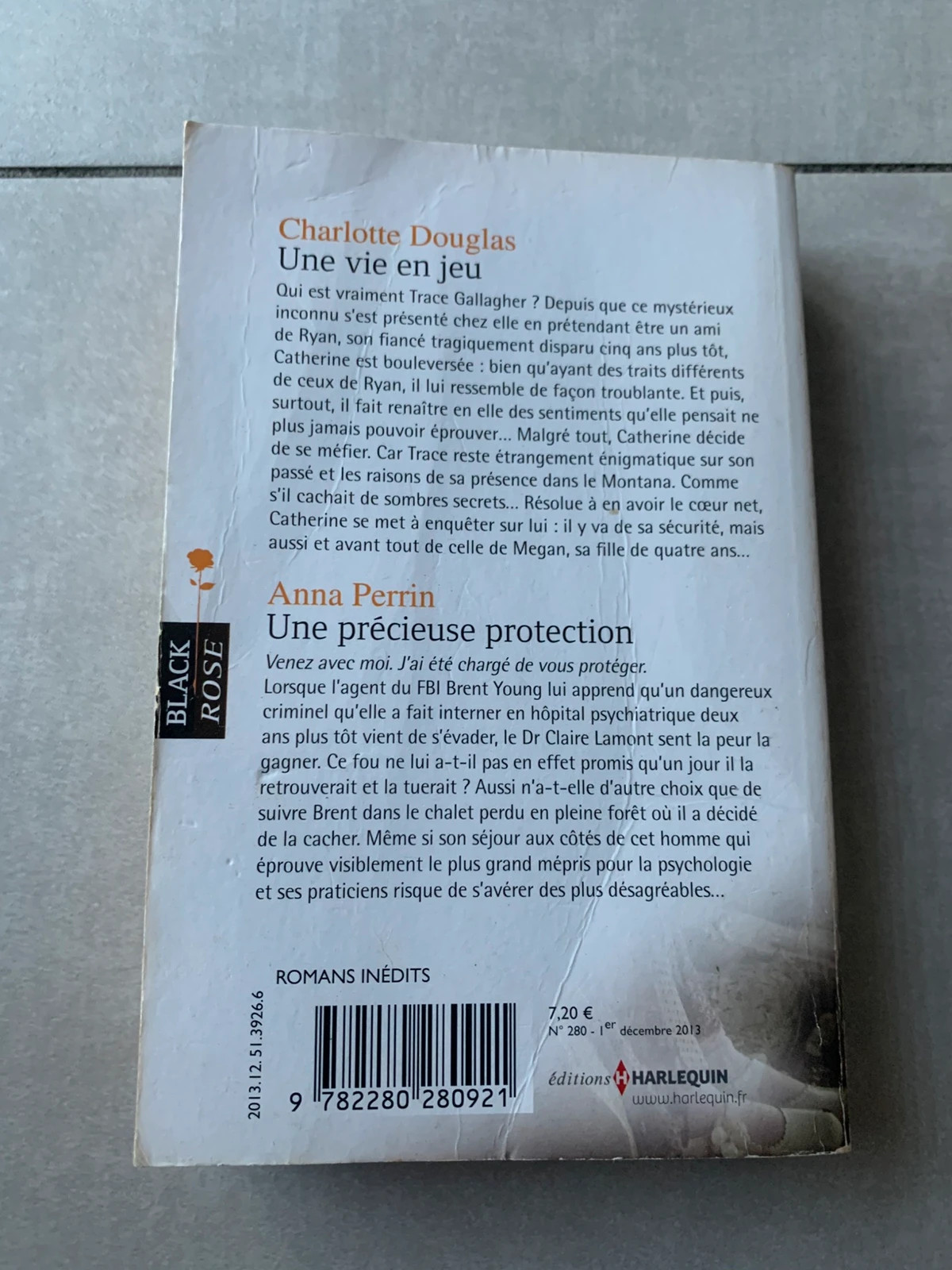 Livre Une vie en jeu / Une précieuse protection – Harlequin Black Rose 2