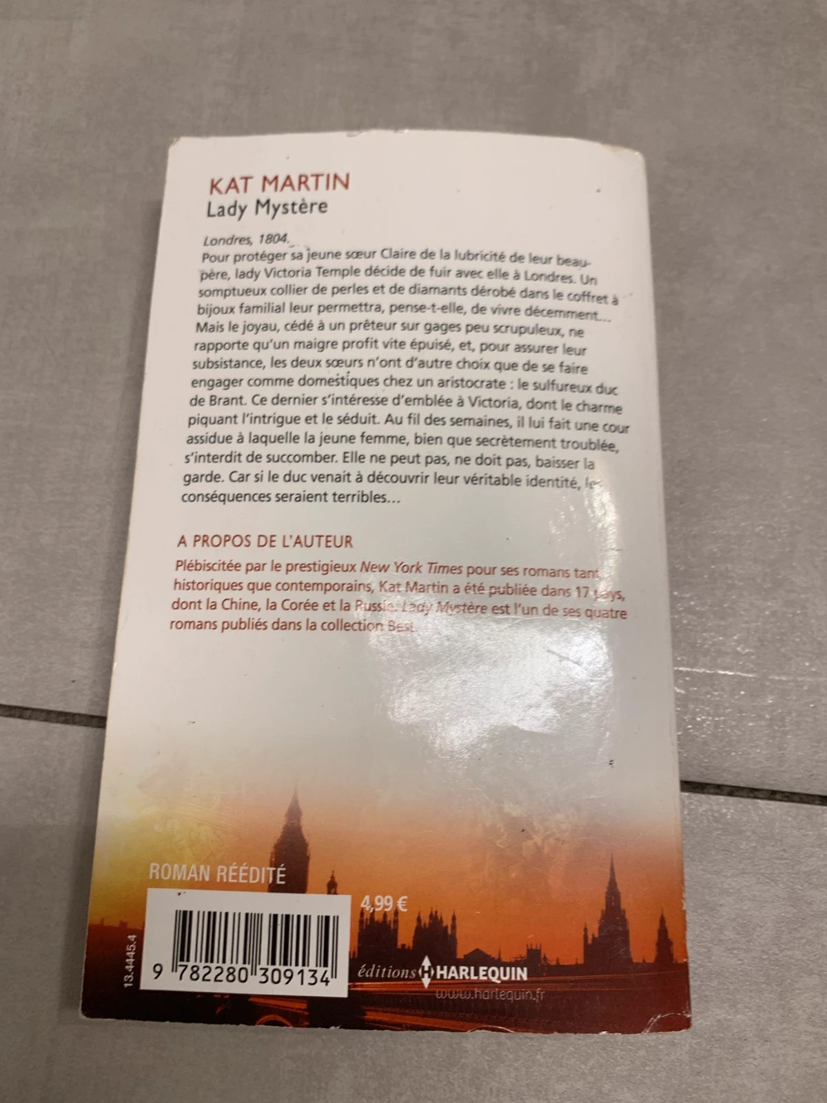 Livre Lady Mystère – Kat Martin – Harlequin Best-Sellers 2