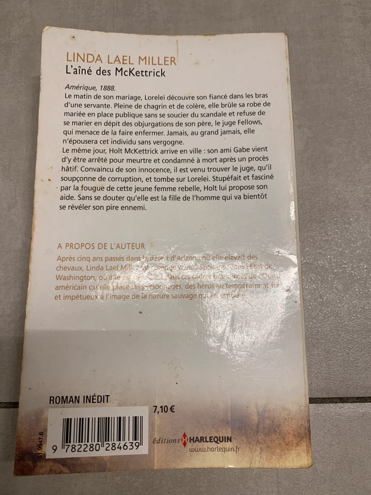 Livre L’aîné des McKettrick – Linda Lael Miller – Harlequin 2