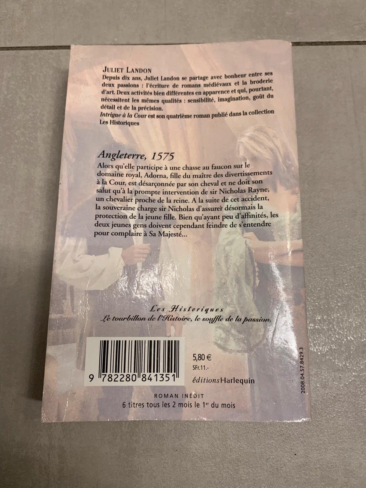 Livre Intrigue à la Cour – Juliet Landon – Harlequin Les Historiques 2