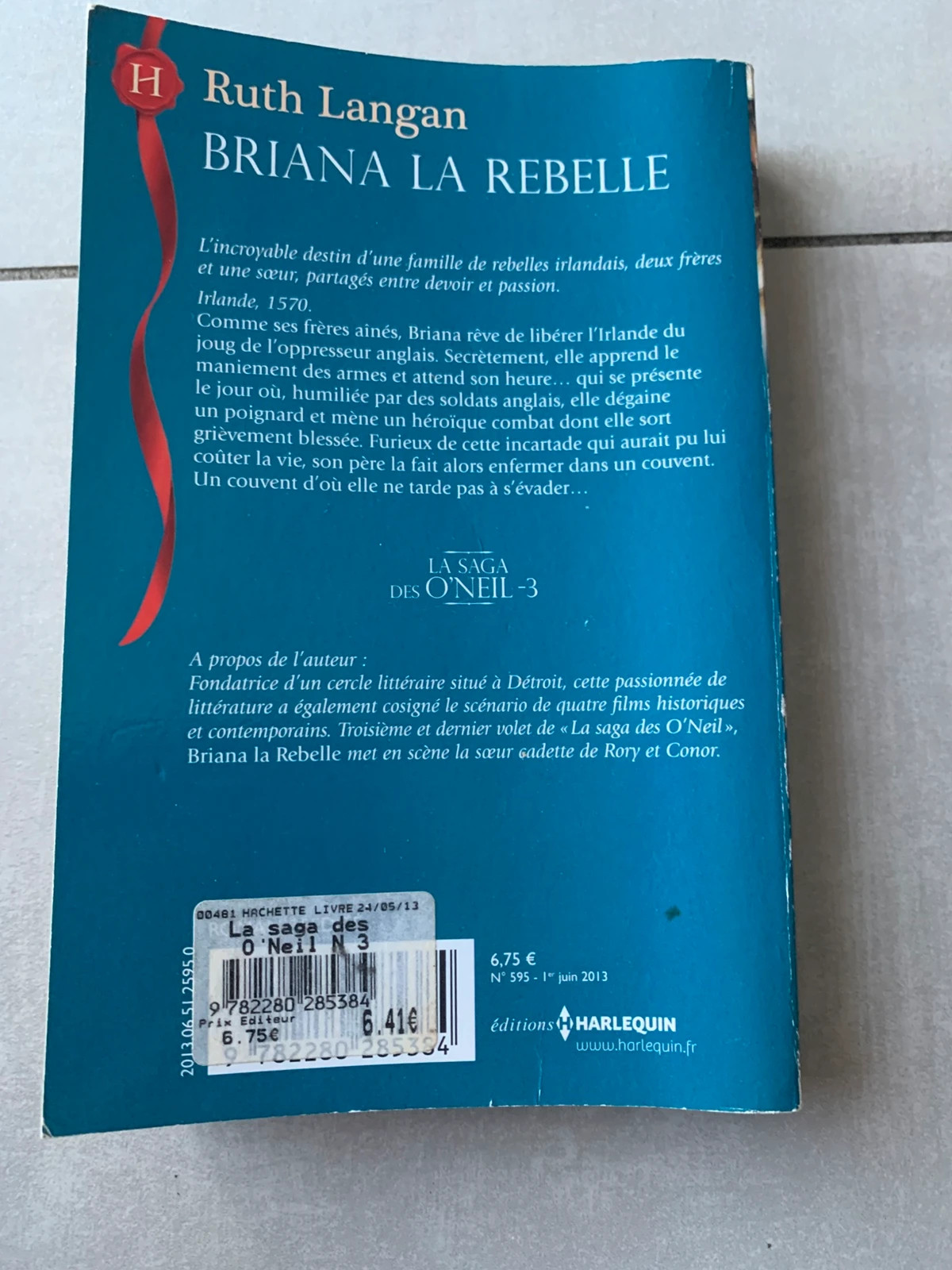 Livre Briana la rebelle – Ruth Langan – Harlequin Les Historiques 2