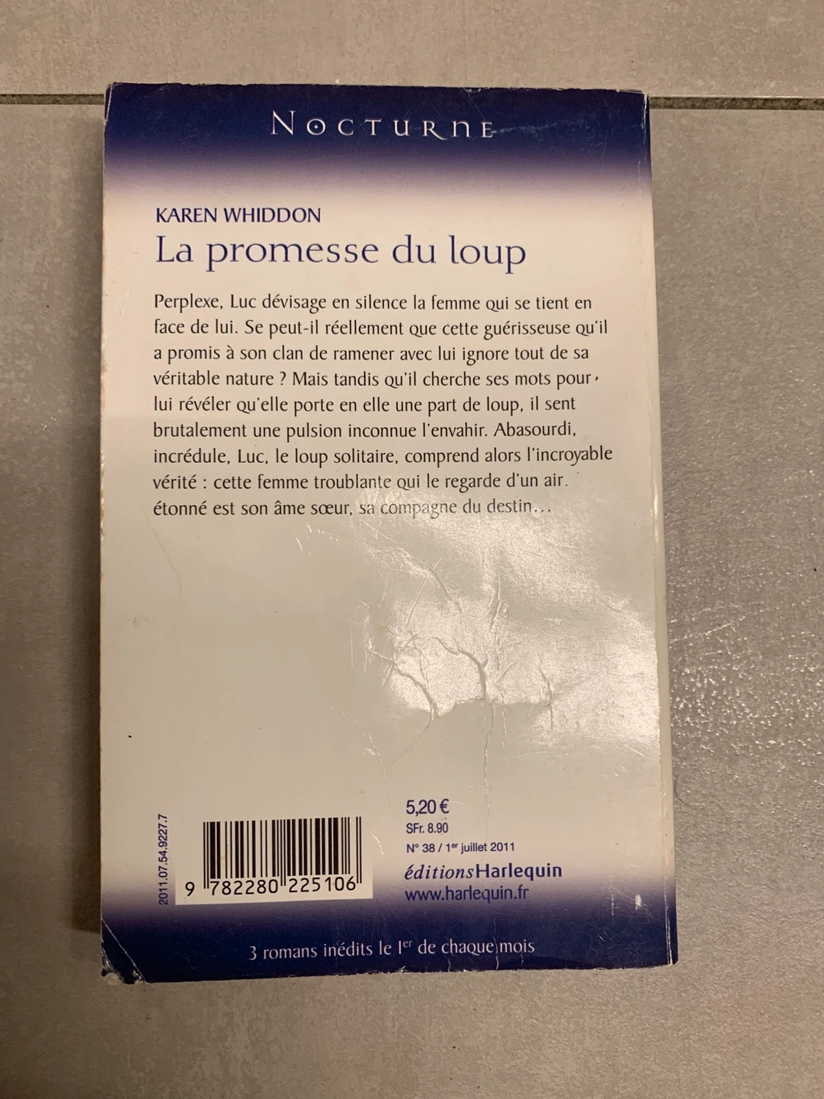 Livre La promesse du loup – Karen Whiddon – Harlequin Nocturne 2