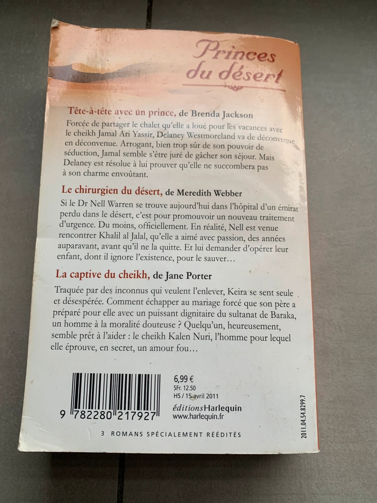 📚 Princes du désert – Harlequin - 3 romans 2
