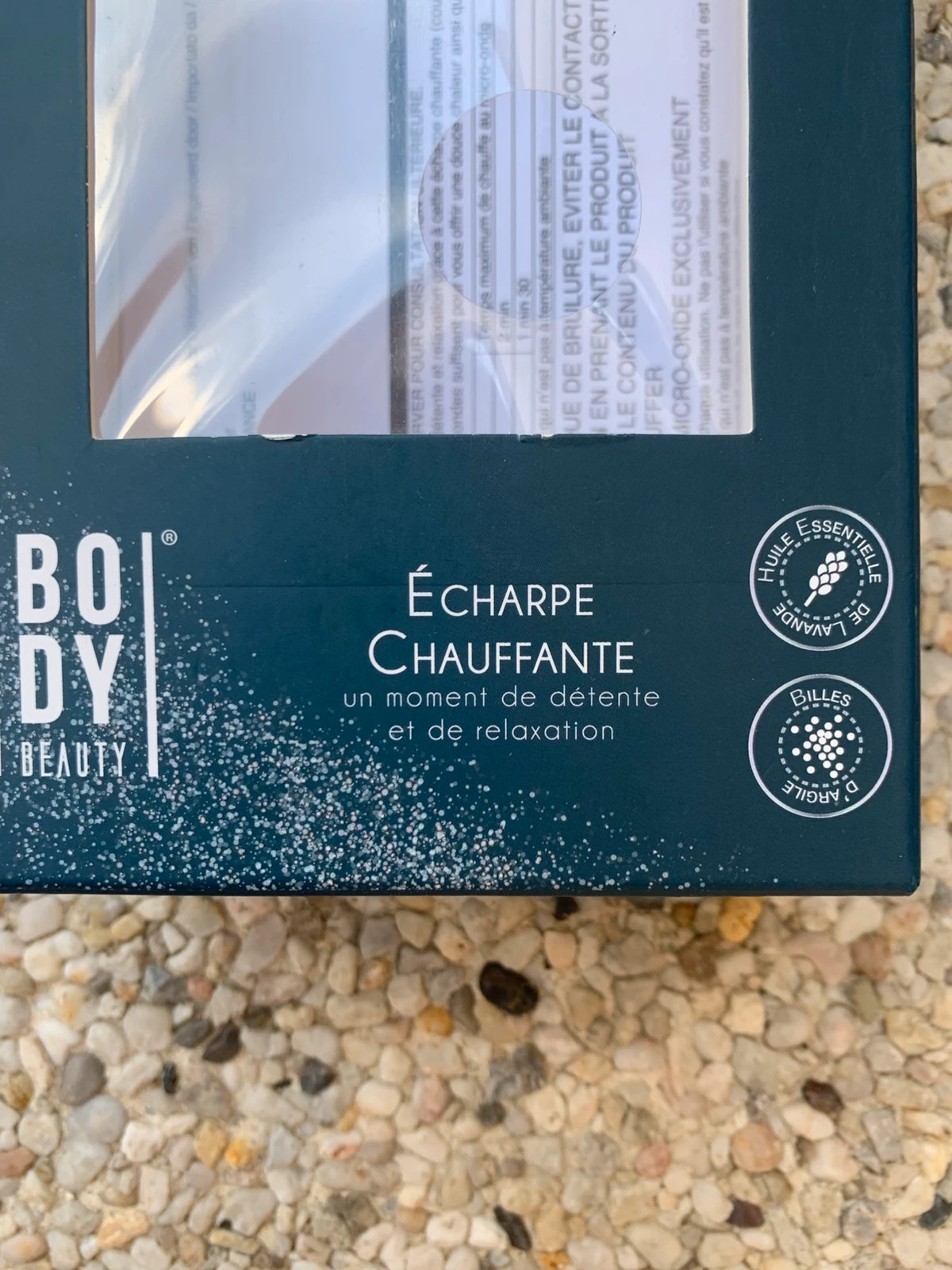 Écharpe chauffante Body Beauty à la lavande – micro-ondes – Body Beauty 3