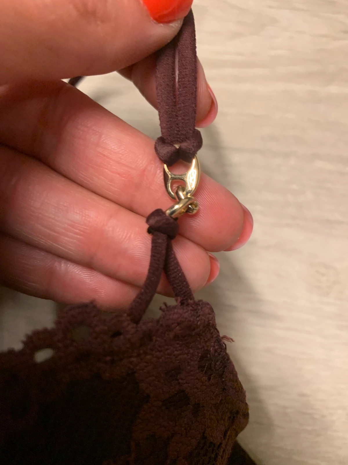 🩷 Soutien-gorge Undiz bordeaux en dentelle – 90D – Undiz – taille 90D 4