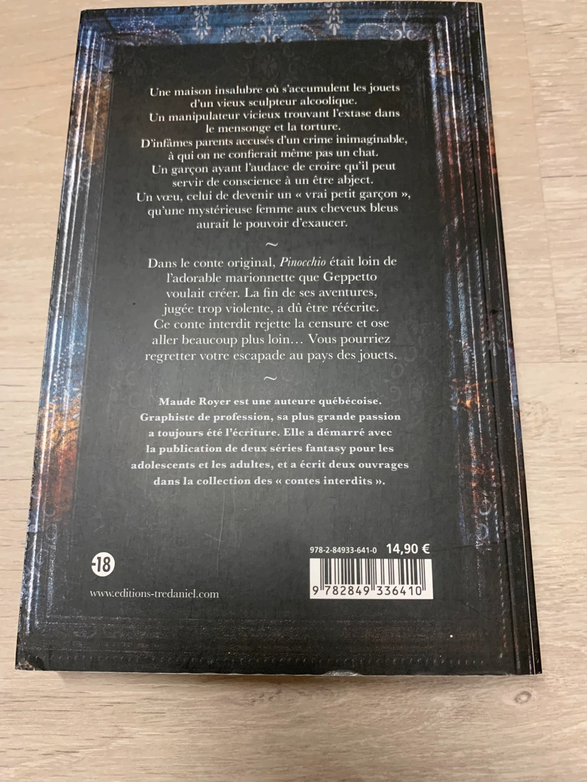 📚 Livre Pinocchio – Maude Royer | Les Contes Interdits 🖤 2