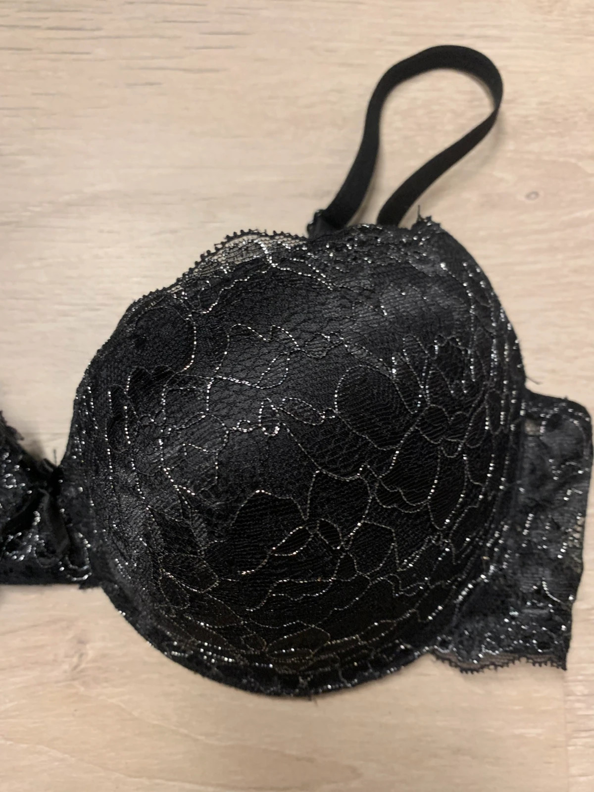 🖤 Soutien-gorge noir en dentelle brillant Manoukian x Wildrose – 95C – Manoukian – taille 95C 3