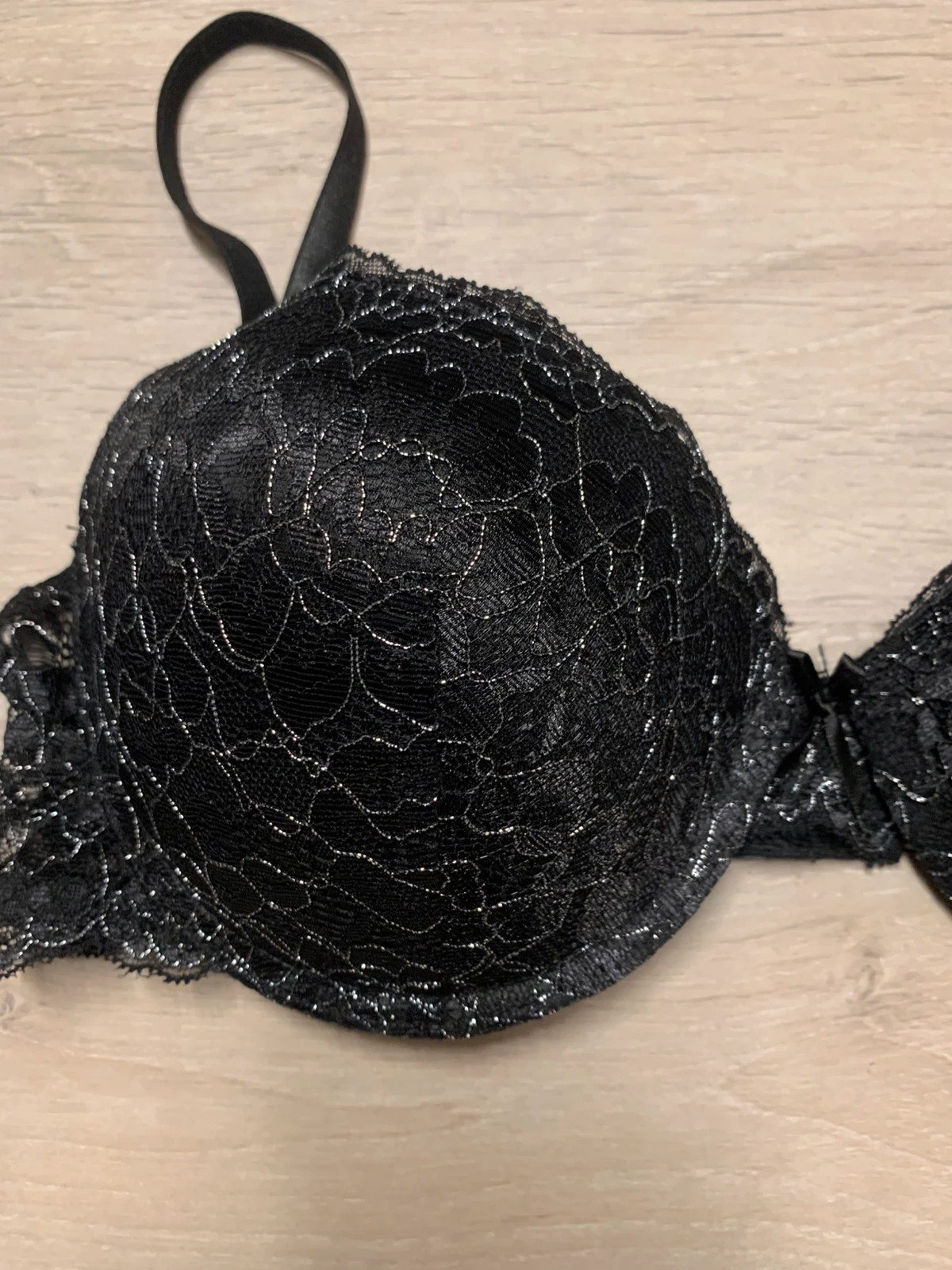 🖤 Soutien-gorge noir en dentelle brillant Manoukian x Wildrose – 95C – Manoukian – taille 95C 2