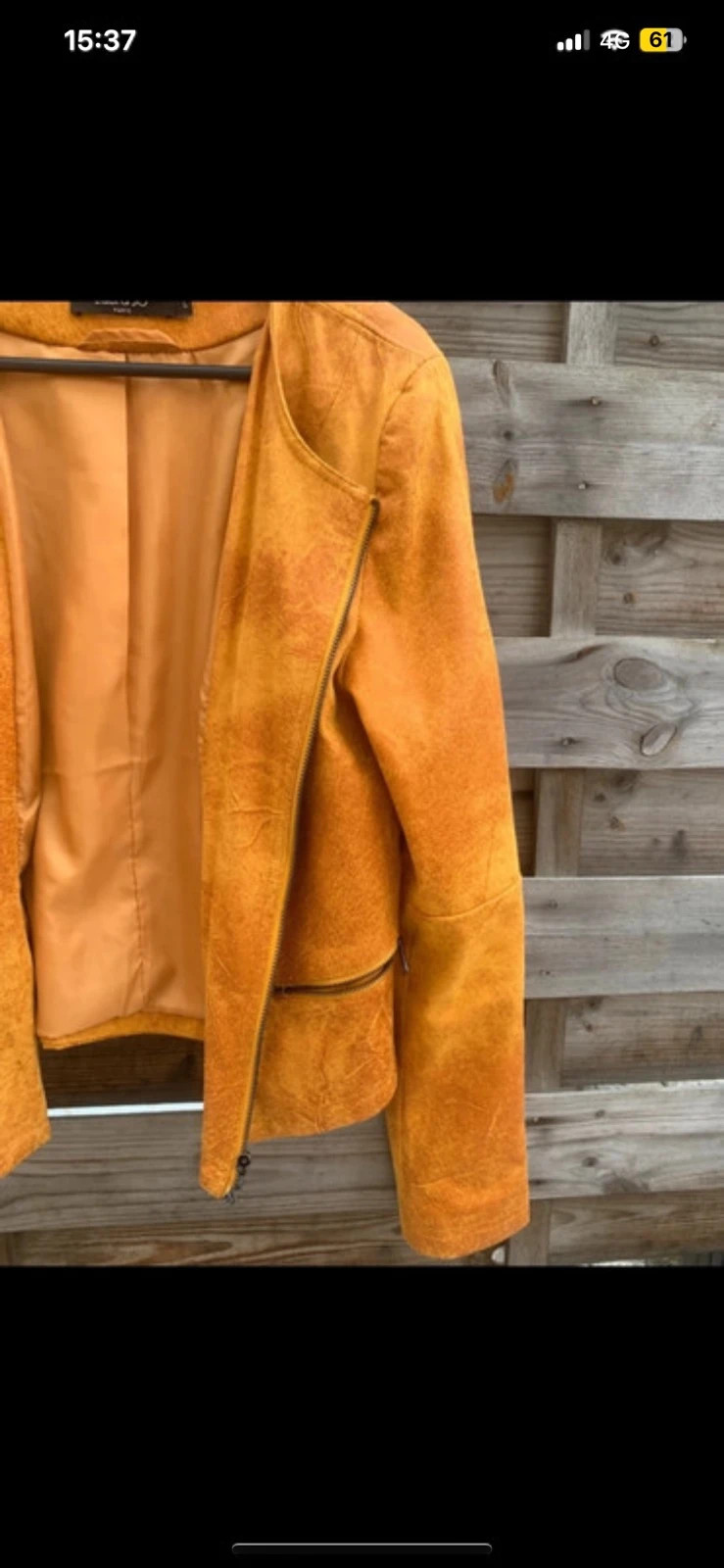 🧡 Veste perfecto Laura Jo Paris – Camel / Orange – Taille L 🧡 – Laura Jo – taille M / 38 / 10 4