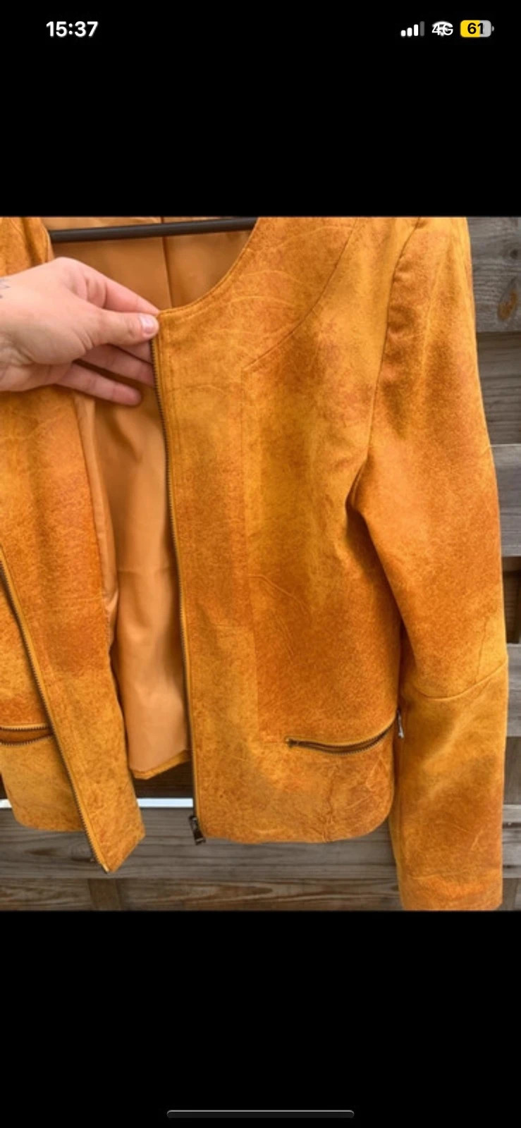 🧡 Veste perfecto Laura Jo Paris – Camel / Orange – Taille L 🧡 – Laura Jo – taille M / 38 / 10 5
