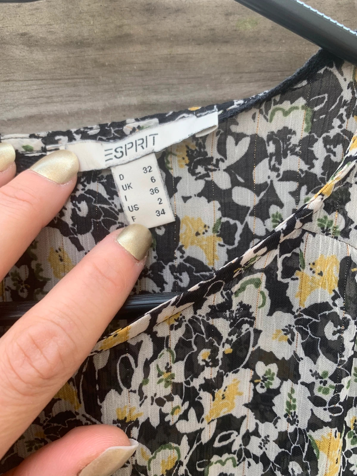 🌼 Robe longue fleurie Esprit – T. 34/XS 🌼 – Esprit – taille XS / 34 / 6 5