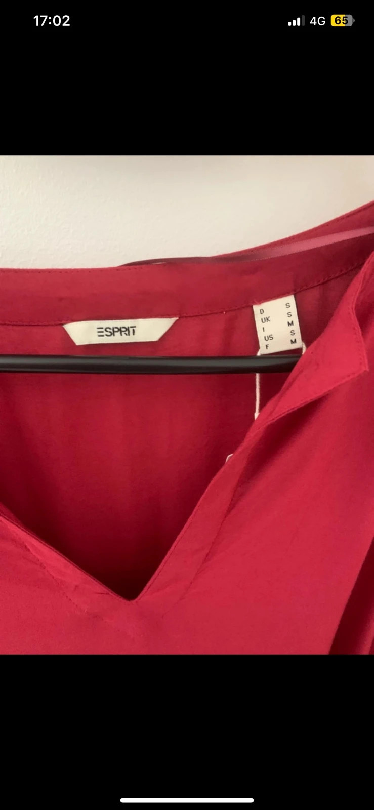 Robe ESPRIT manches courtes rouge neuve avec étiquette – Taille S – Esprit – taille S / 36 / 8 3