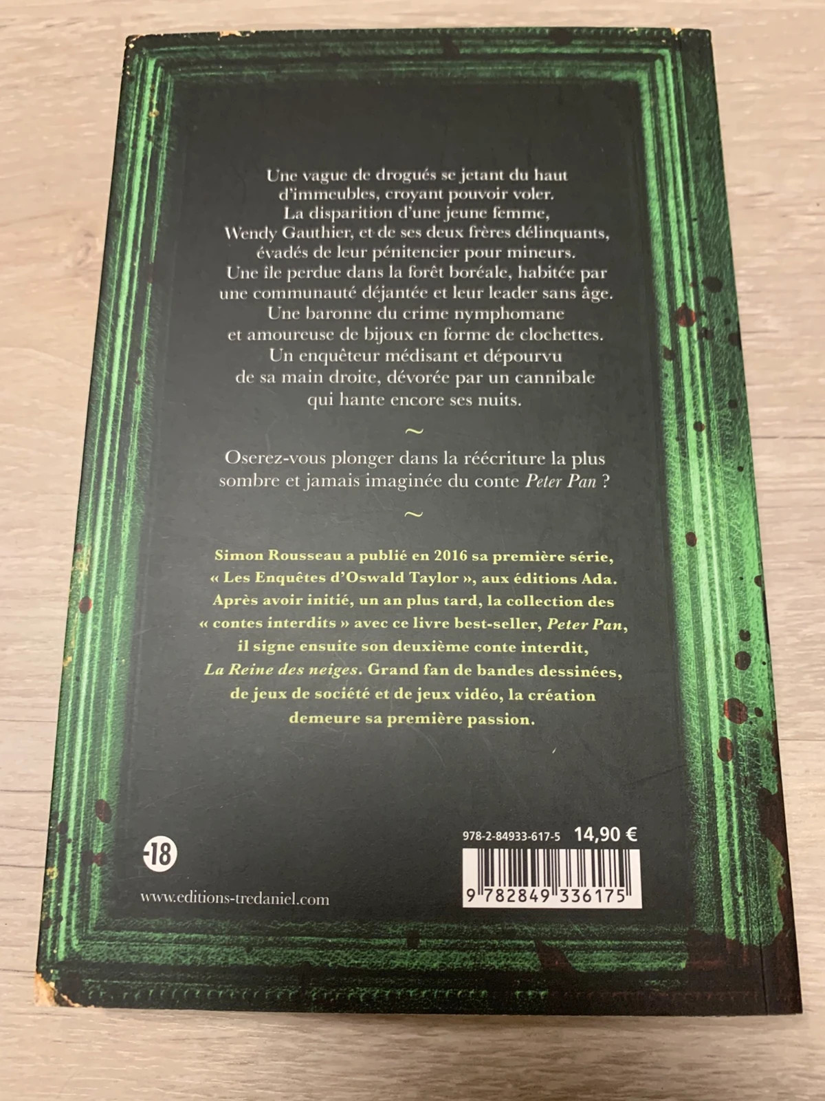 📖 Livre Peter Pan – Simon Rousseau – Les Contes Interdits 2