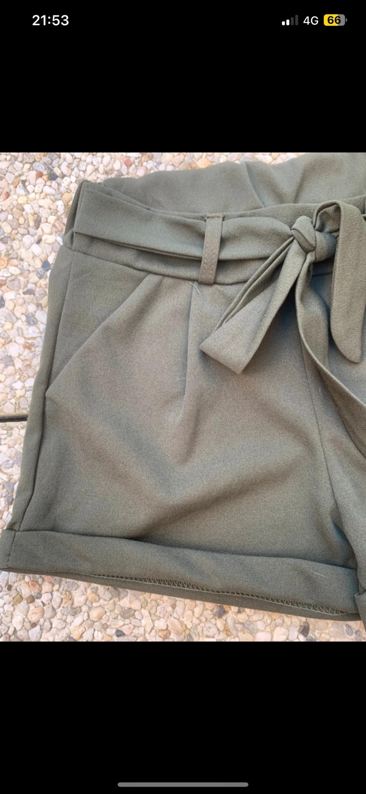 Short kaki fluide ceinturé – Taille S/36 – Très bon état 🤍 – La City – taille S / 36 / 8 3