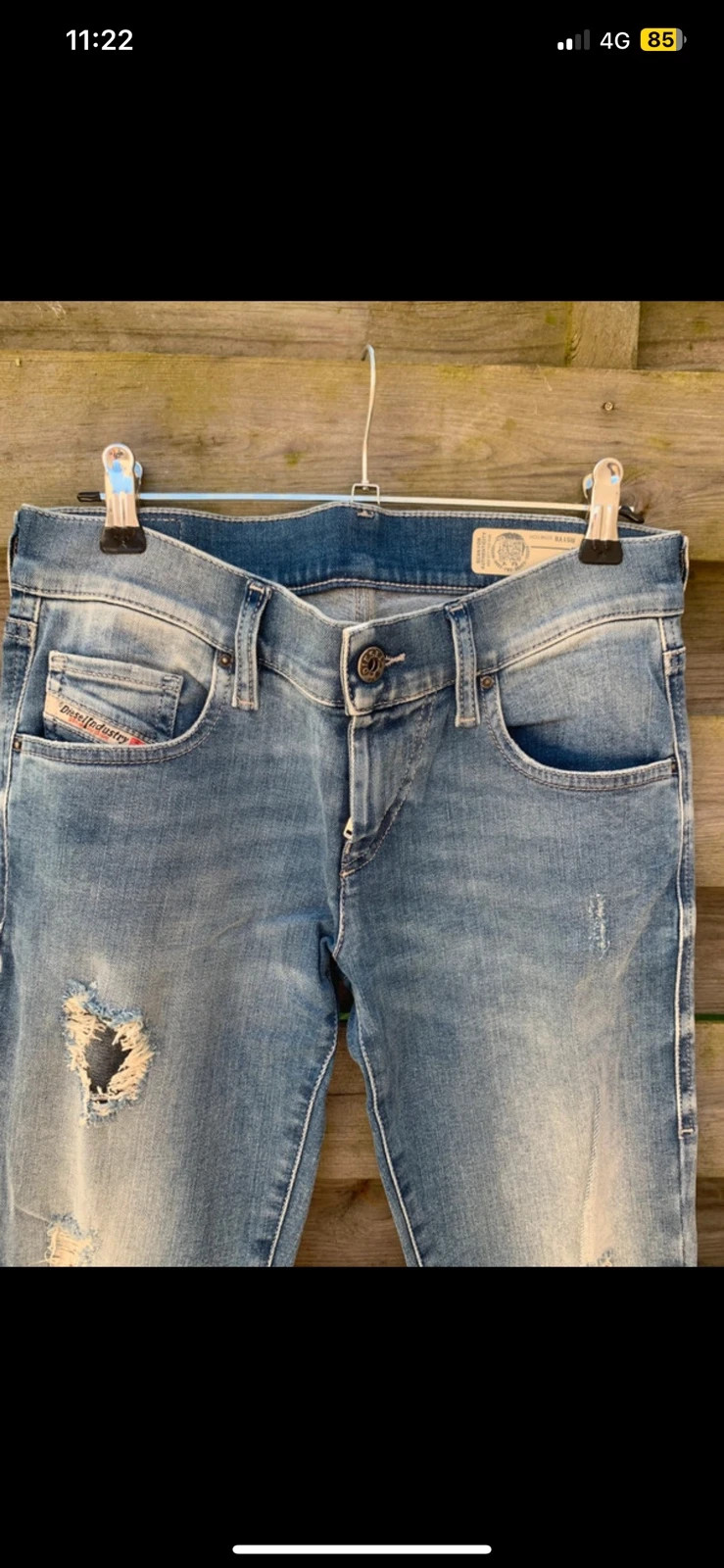 👖 Jean Diesel Grupee R51Y8 – W24/L32 – Slim Skinny – Bleu clair – Diesel – taille XS / 34 / 6 2