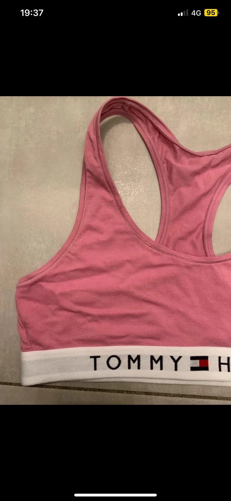 💗 Brassière Tommy Hilfiger rose – taille M - sport chill décontracté – Tommy Hilfiger – taille M 2