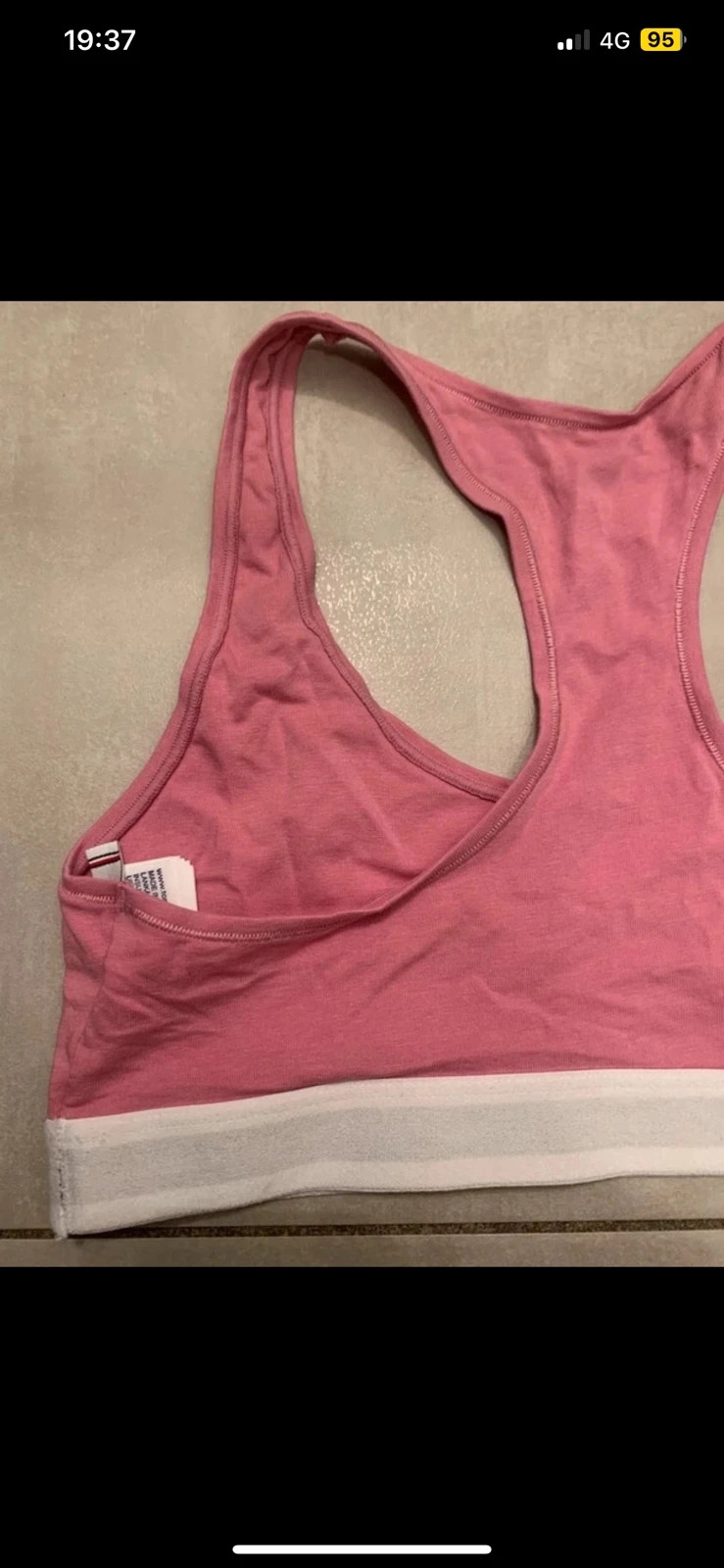 💗 Brassière Tommy Hilfiger rose – taille M - sport chill décontracté – Tommy Hilfiger – taille M 5