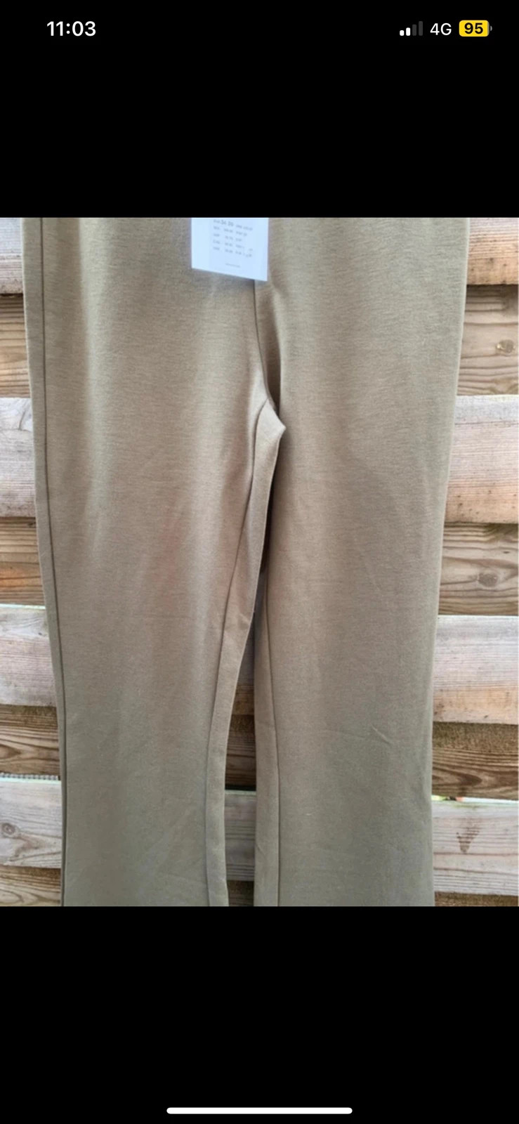 Pantalon flare ONLY neuf avec étiquette – kaki/taupe tendance TXS 34 – ONLY – taille XS / 34 / 6 4