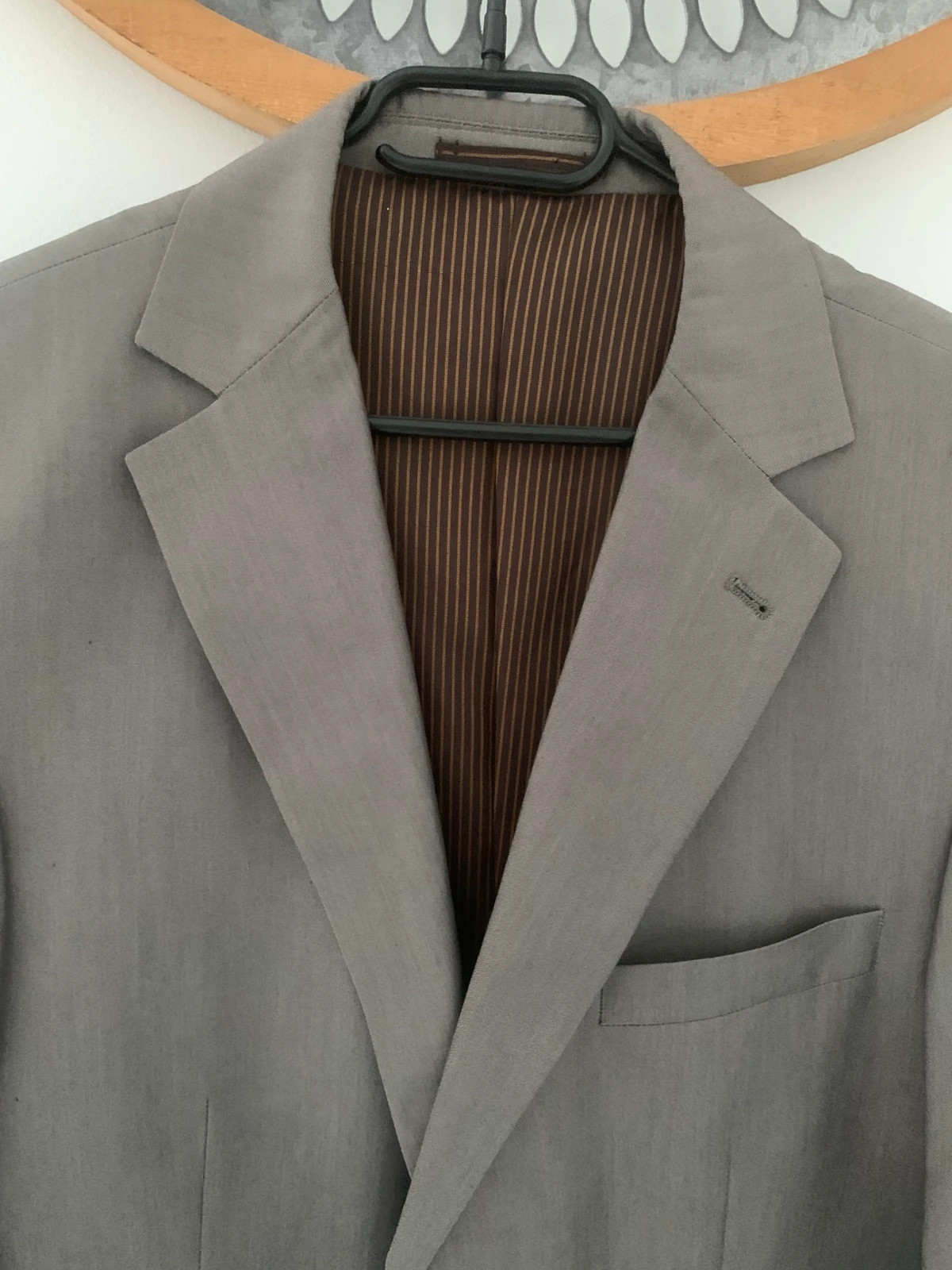 Blazer Sergio Vitti City Line T54/T44 gris taupe vintage costume – Sergio Vitti – taille 54 2