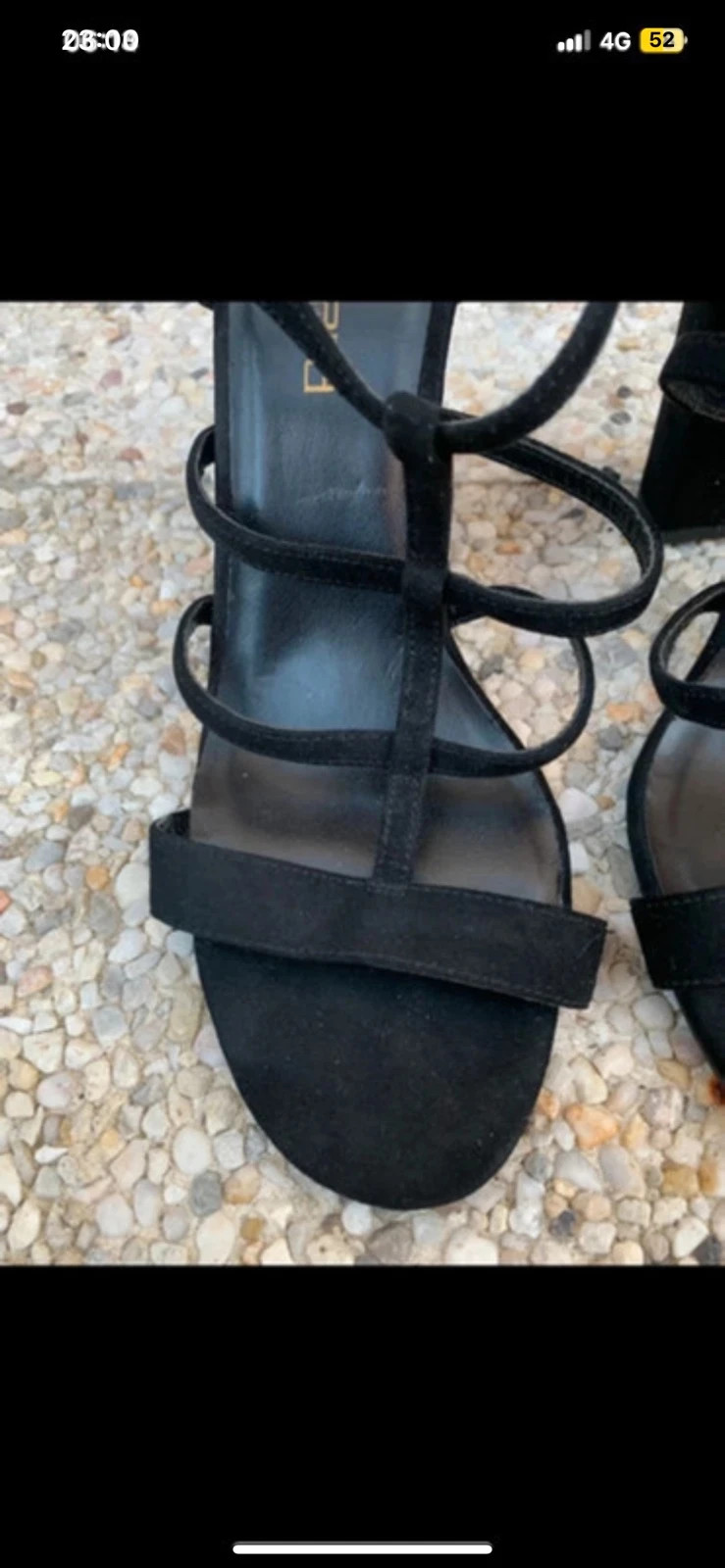 Sandales à talons carrés noires T39 – Élégantes & très bon état – taille 39 4