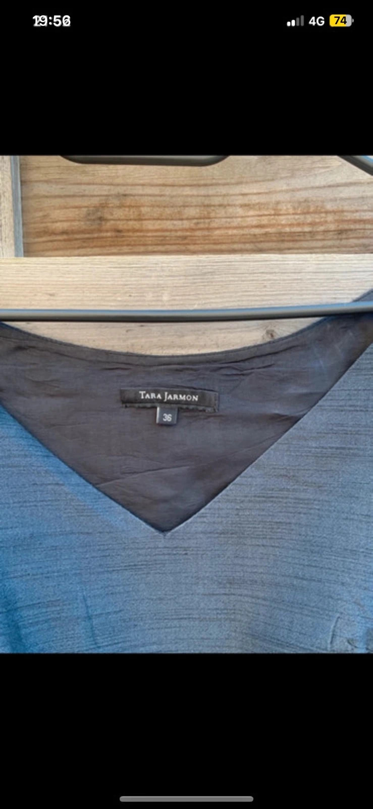 🌙 Magnifique robe Tara Jarmon chic soirée – T.36 – Gris anthracite Made in France 🇫🇷 – Tara Jarmon – taille S / 36 / 8 3