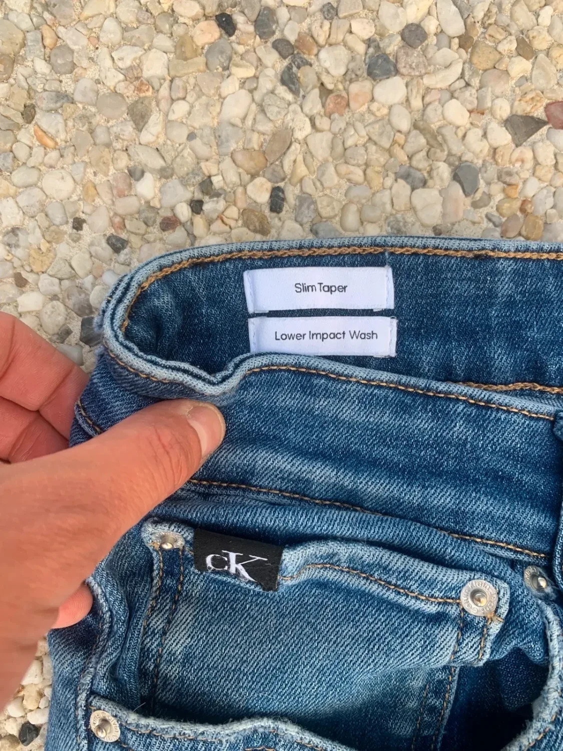 Lot de 2 jeans Calvin Klein Jeans homme – W33/W34 – Slim & Slim Taper – Calvin Klein – taille W34 | FR 44 4