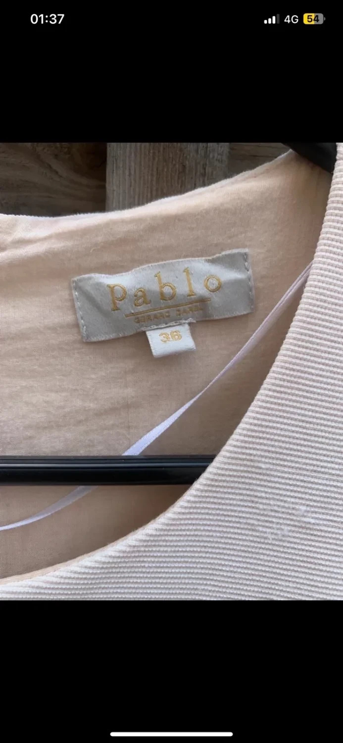 Robe Pablo by Gérard Darel beige / nude T36 – élégante & intemporelle - soirée cérémonie chic – Pablo – taille S / 36 / 8 2