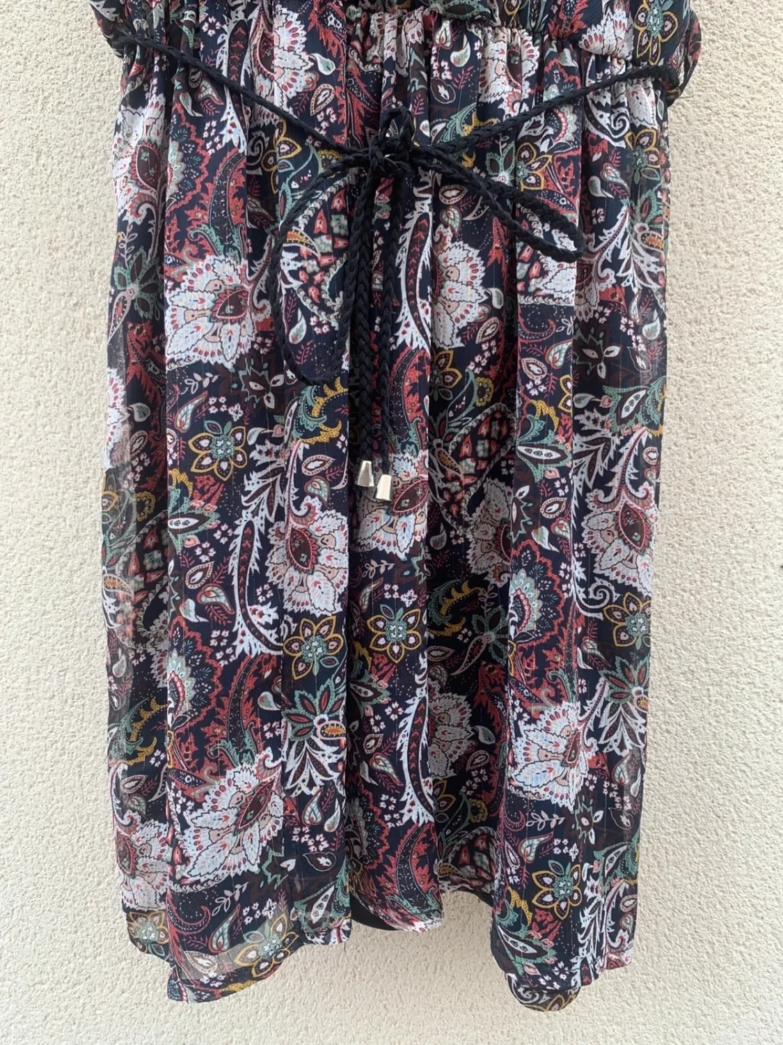 Robe Manoukian imprimé cachemire bohème – Taille 36 – Manoukian – taille S / 36 / 8 5