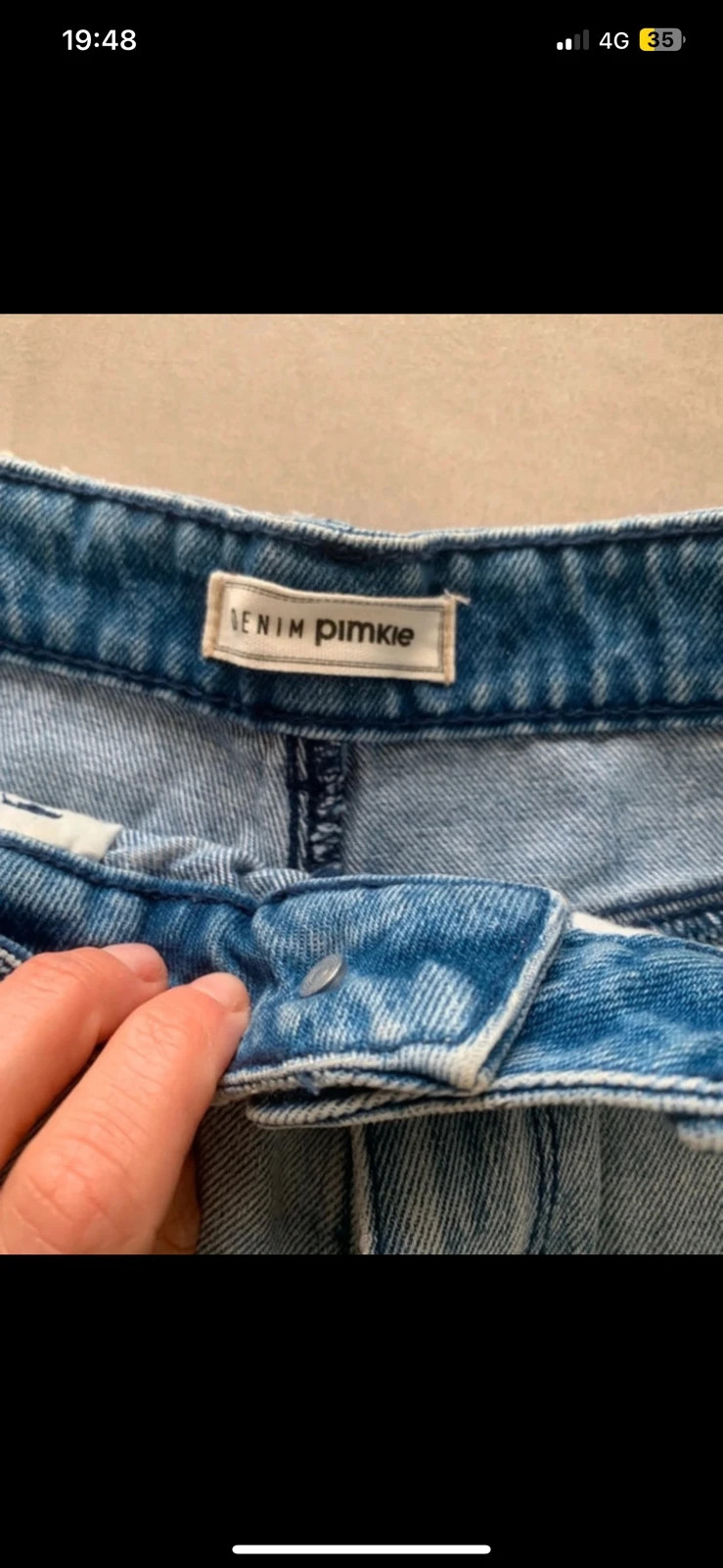 Short en jean brodé Pimkie taille 34/XS – Pimkie – taille XS / 34 / 6 4