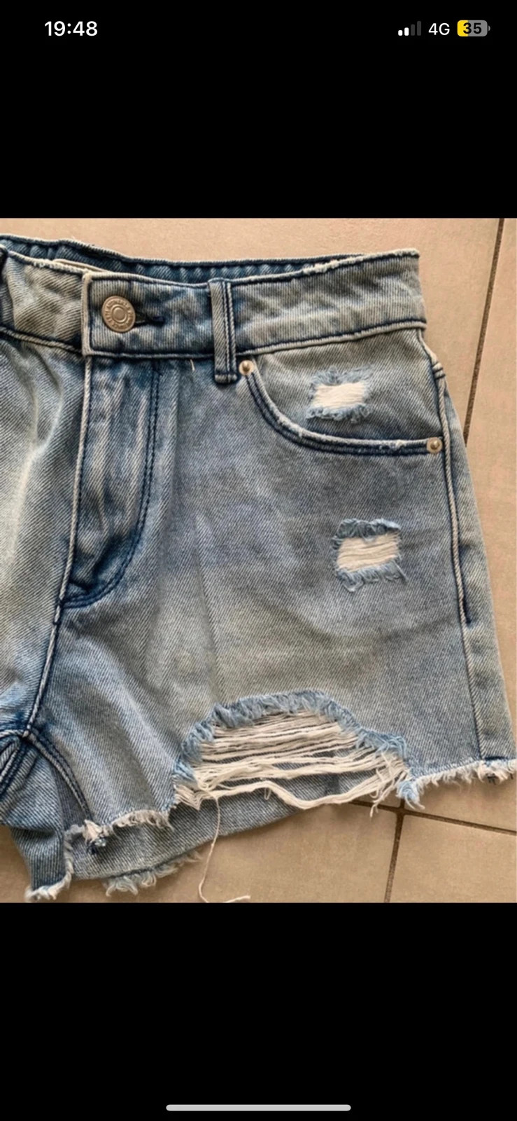 Short en jean brodé Pimkie taille 34/XS – Pimkie – taille XS / 34 / 6 3