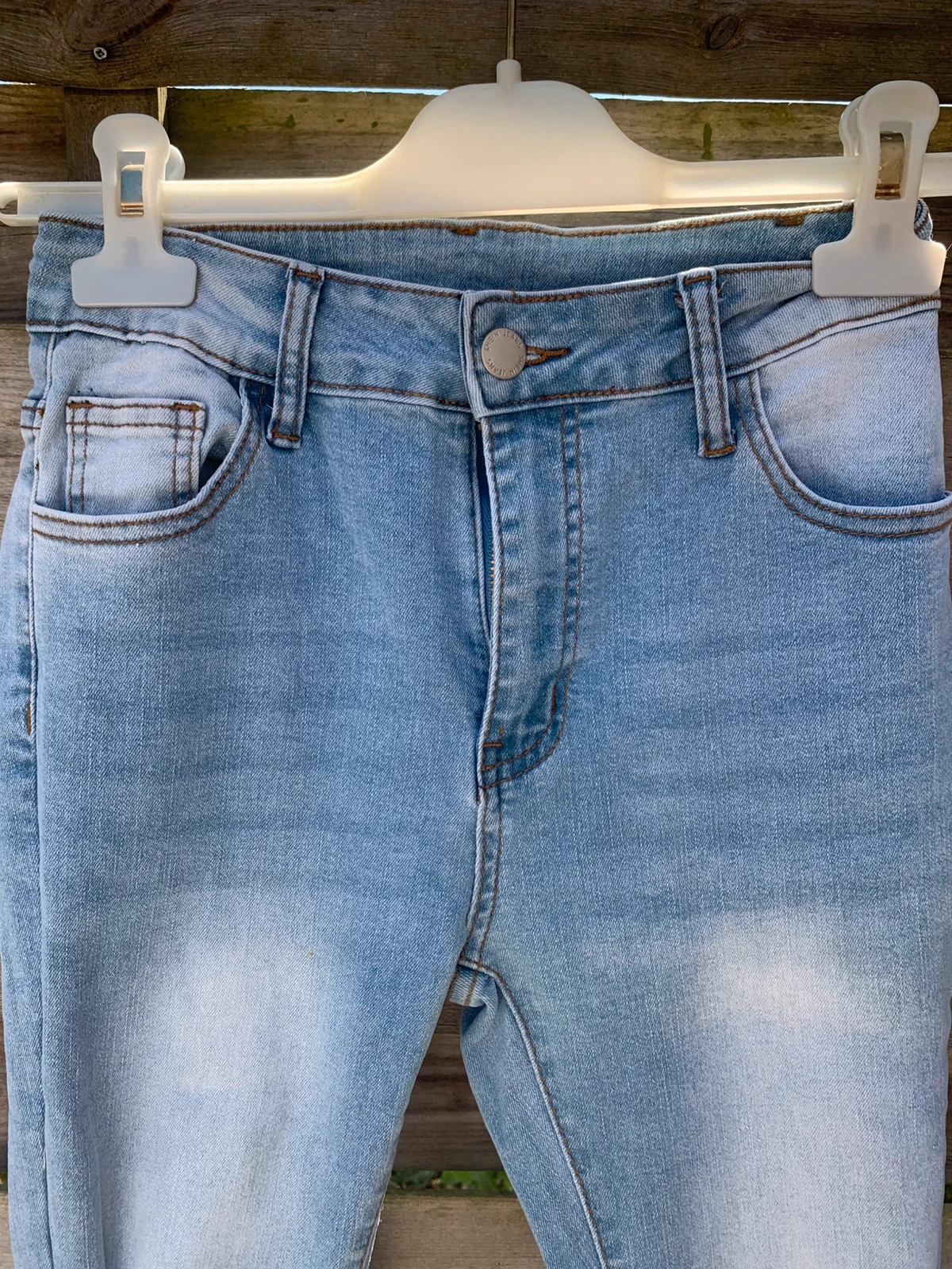 Jean flare bleu clair déchiré XS – Shein – taille XS / 34 / 6 2