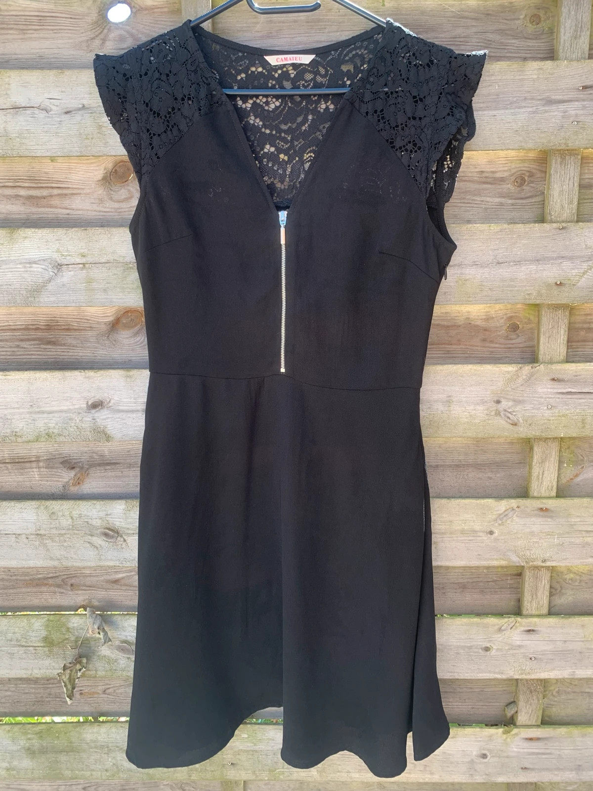 Robe noire Camaïeu dentelle en taille 36. – Camaïeu – taille S / 36 / 8 2