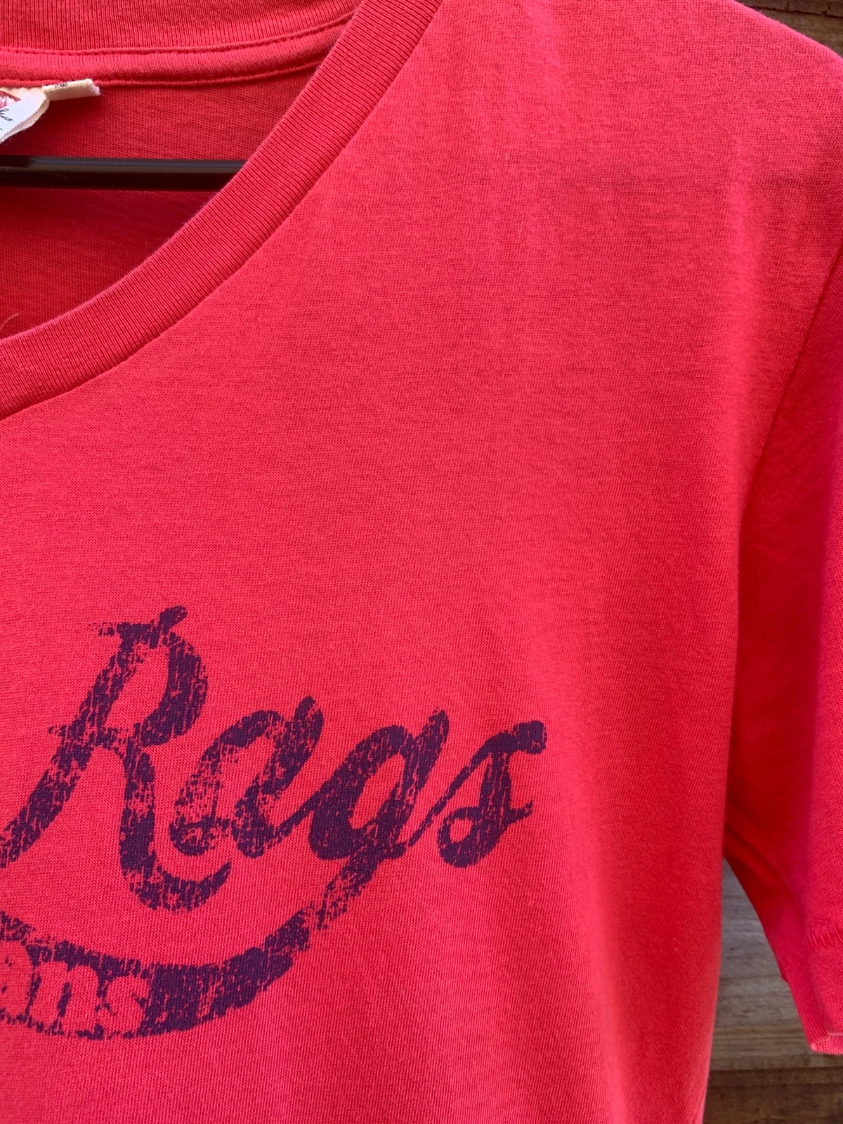 T-shirt Japan Rags rose corail logo – Taille S – 100 % coton – Japan Rags – taille S 4