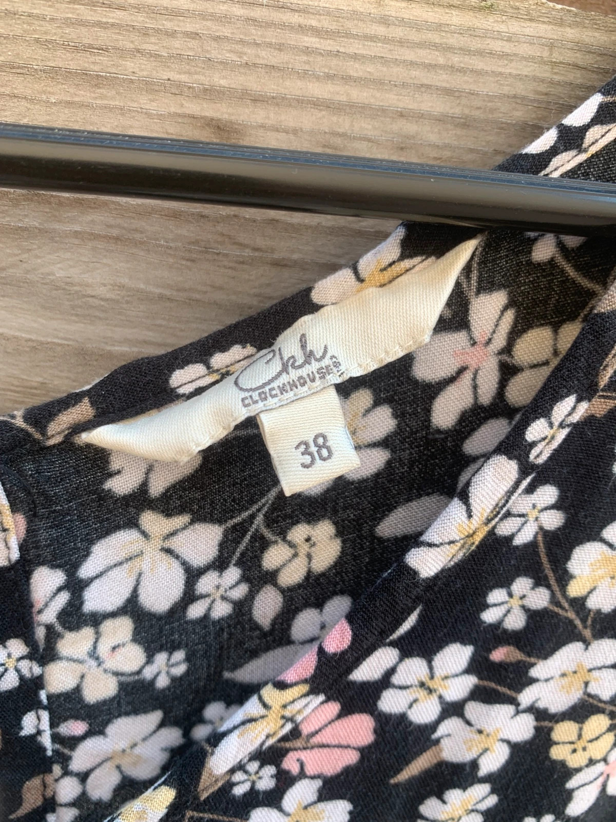 Robe Clockhouse fleurie 100 % viscose - Taille 38 – taille M / 38 / 10 4