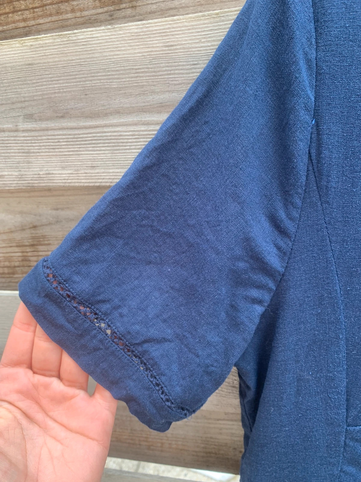 Robe bleu marine en lin Concept K T40 – concept k – taille L / 40 / 12 4