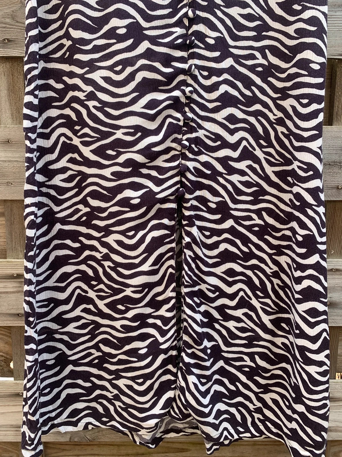 Jupe longue NAF NAF taille S imprimé zèbre fendue boutonnée – Naf Naf – taille S / 36 / 8 4