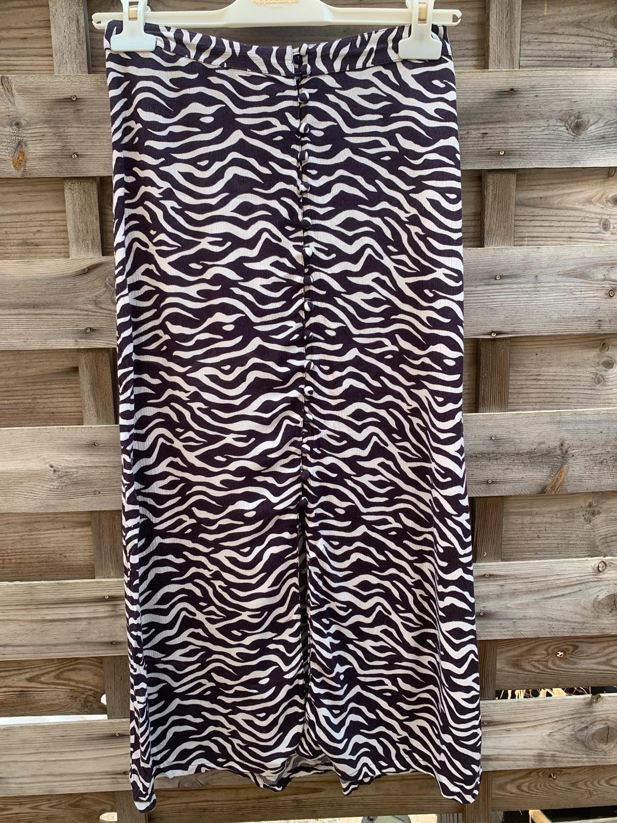 Jupe longue NAF NAF taille S imprimé zèbre fendue boutonnée – Naf Naf – taille S / 36 / 8 2