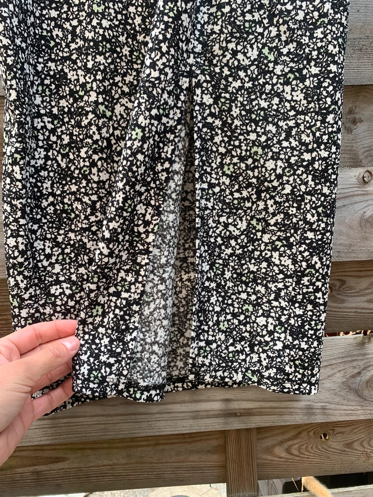 Jupe midi fleurie Kiabi taille S 36 fendue taille haute – Kiabi – taille S / 36 / 8 5