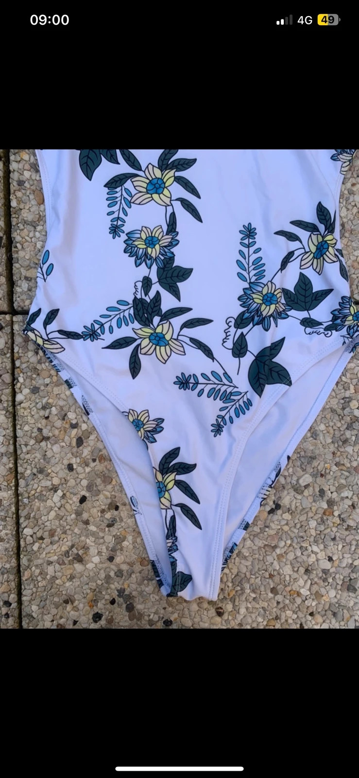 Maillot de bain une pièce fleuri – Taille L 🌸 – taille L / 40 / 12 3