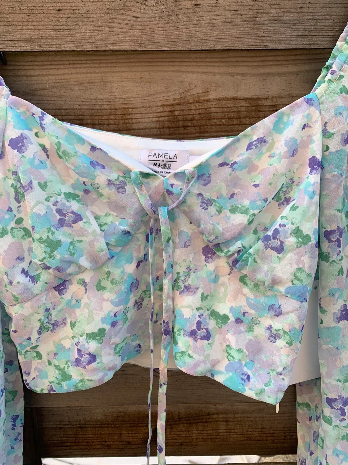 Top fleuri Pamela x NA-KD Reborn – Taille 34 – Neuf avec étiquettes – NA-KD – taille XS / 34 / 6 2