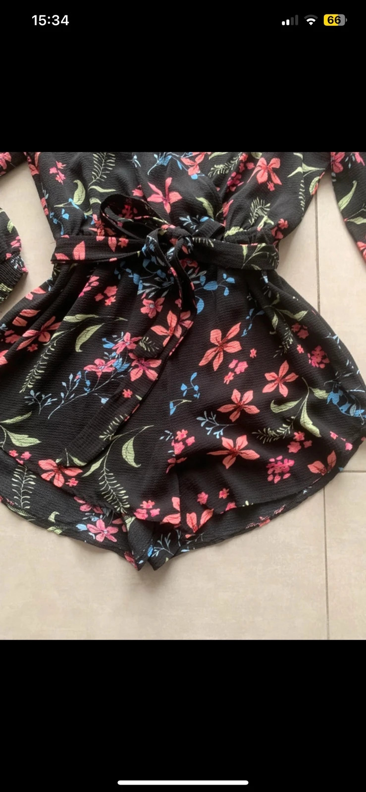 Combishort fleurie Parisian Petite T38 – Neuve avec étiquette – Parisian – taille M / 38 / 10 5