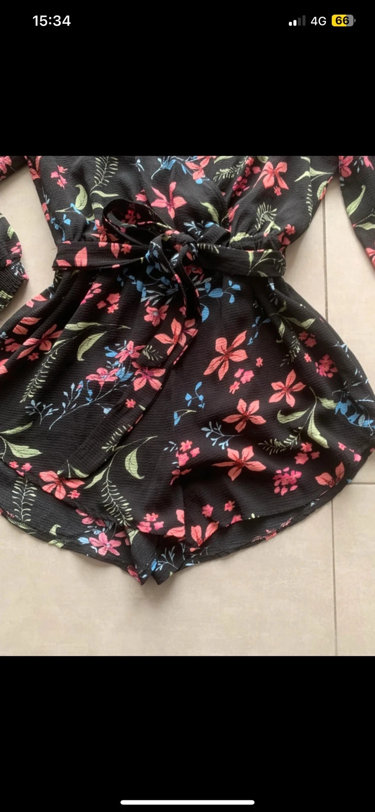 Combishort fleurie Parisian Petite T38 – Neuve avec étiquette – Parisian – taille M / 38 / 10 4