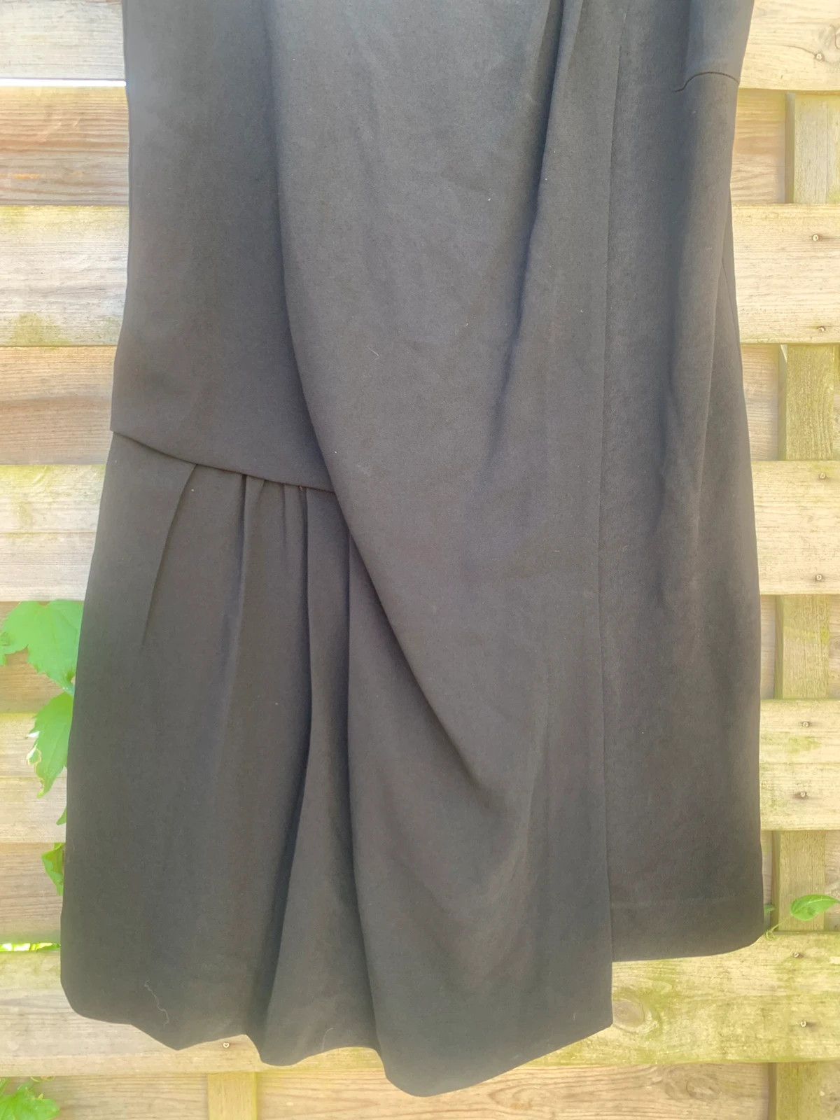 Robe noire Comptoir des Cotonniers T40 drapée élégante chic – Comptoir des Cotonniers – taille L / 40 / 12 5