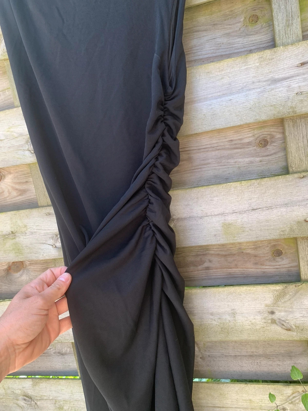 Robe noire drapée La City T36 neuve avec étiquette – Élégante & chic – La City – taille S / 36 / 8 4