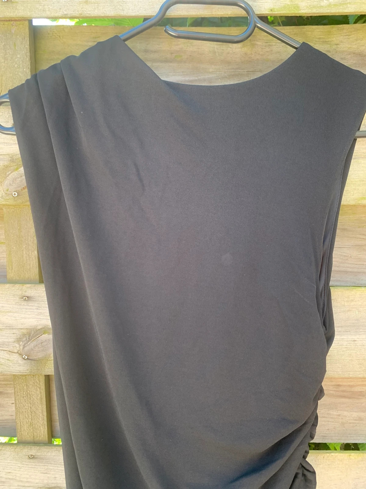 Robe noire drapée La City T36 neuve avec étiquette – Élégante & chic – La City – taille S / 36 / 8 2