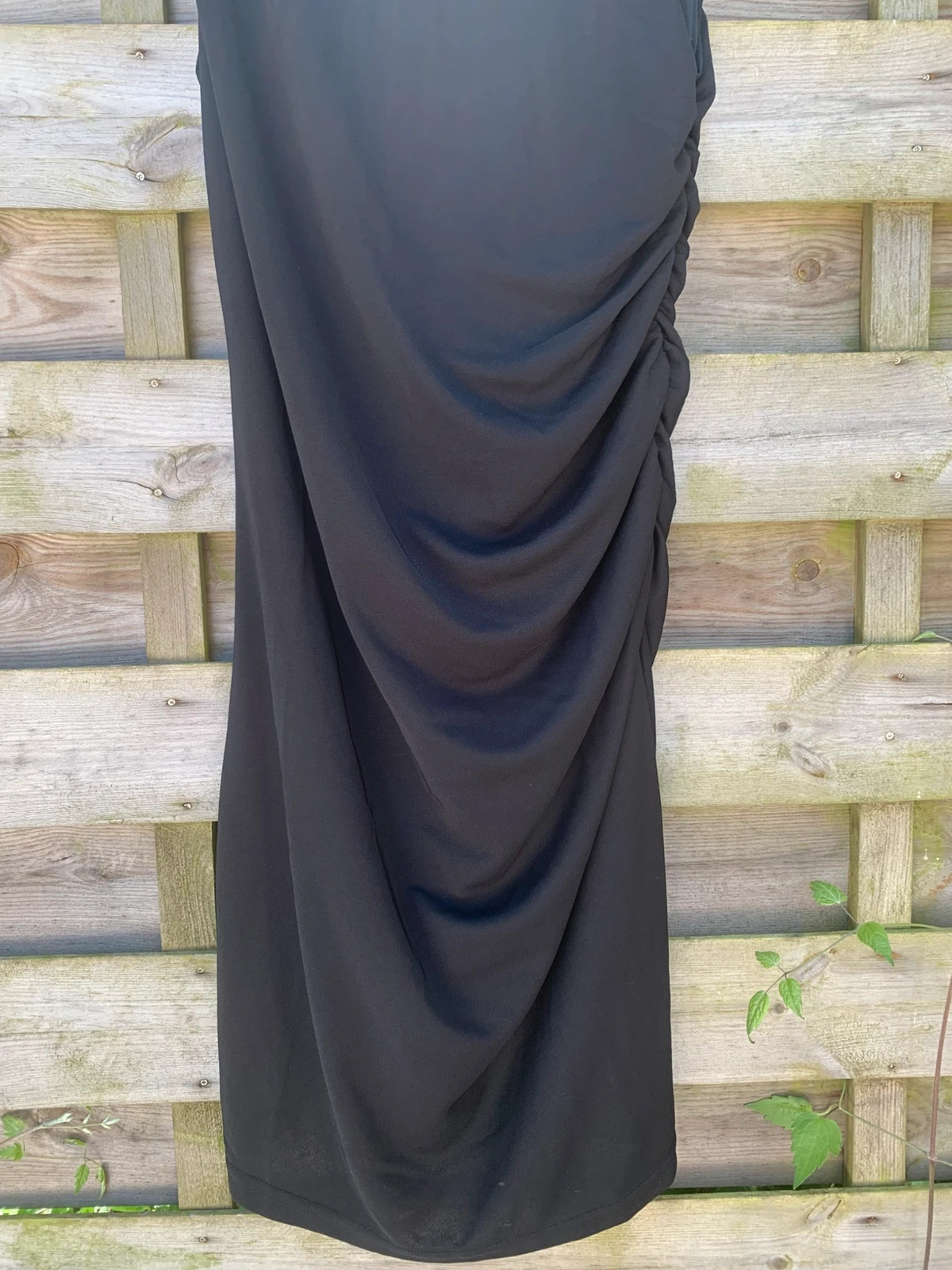 Robe noire drapée La City T36 neuve avec étiquette – Élégante & chic – La City – taille S / 36 / 8 3