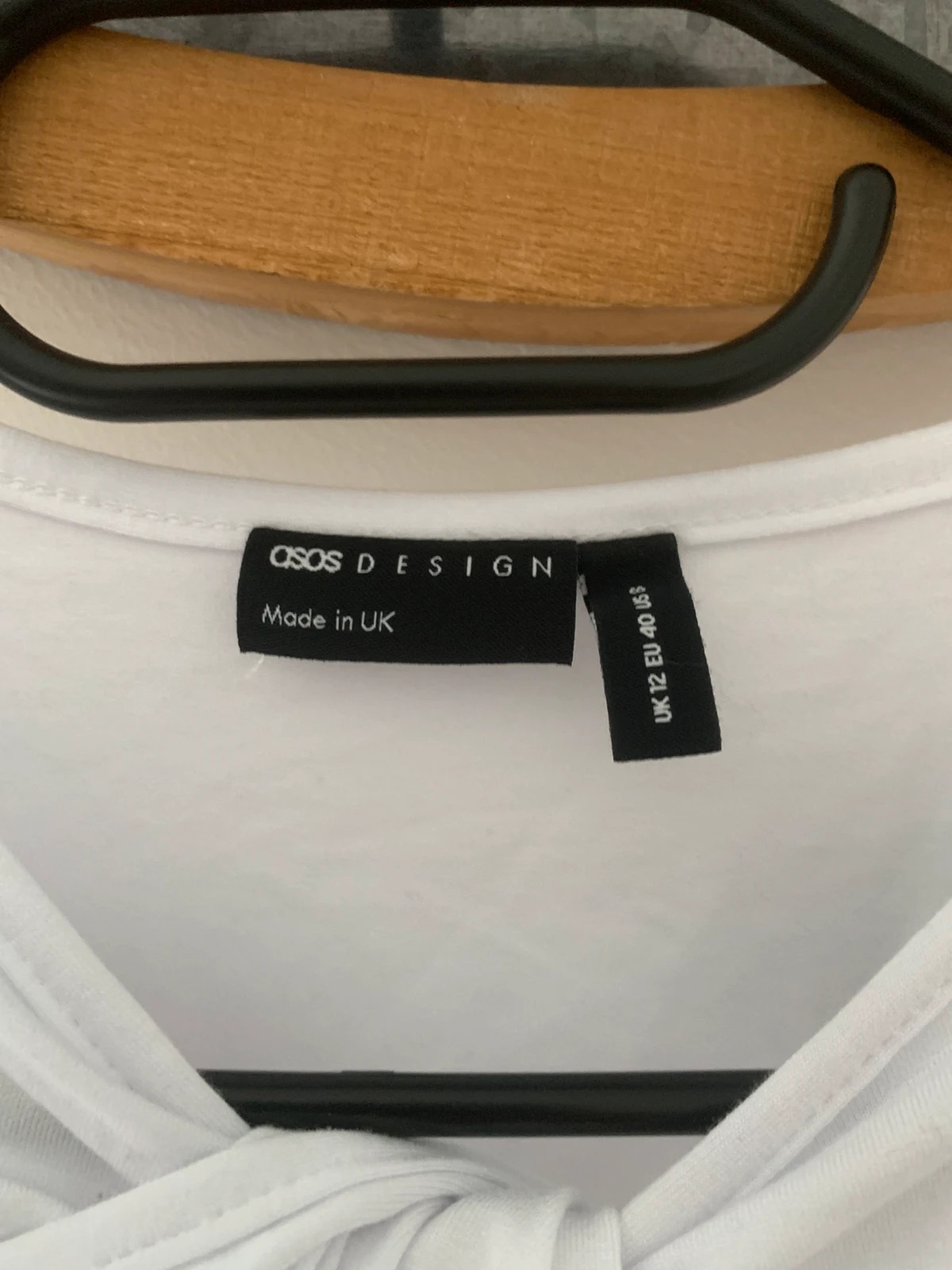 🤍 Crop top blanc ASOS Design - T40 – effet cut out ultra tendance 🤍 – ASOS Design – taille L / 40 / 12 3