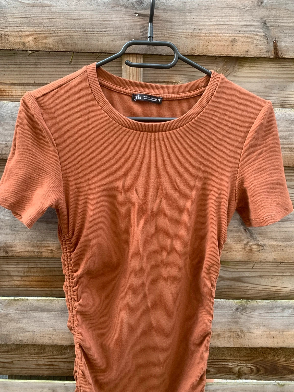 🤎 Robe côtelée froncée ZARA – Taille M (taille plutôt S) 🤎 – Zara – taille S / 36 / 8 4