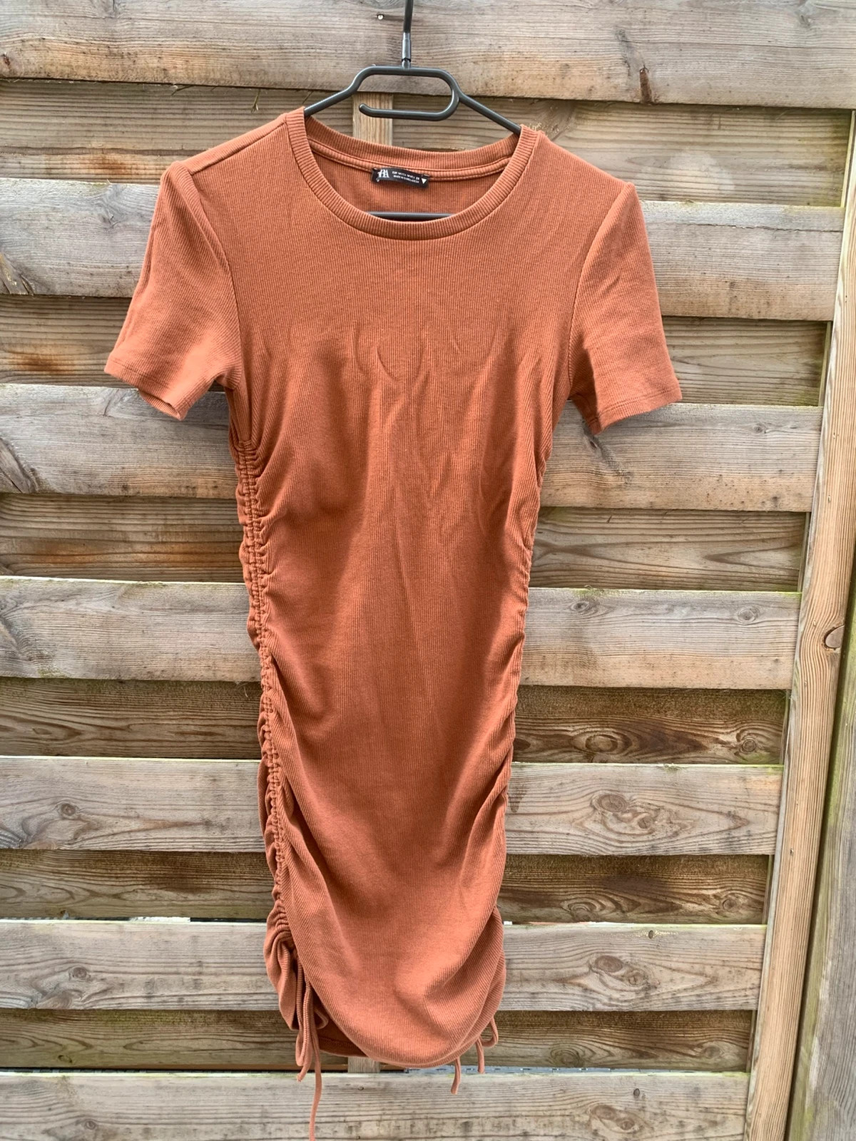 🤎 Robe côtelée froncée ZARA – Taille M (taille plutôt S) 🤎 – Zara – taille S / 36 / 8 2
