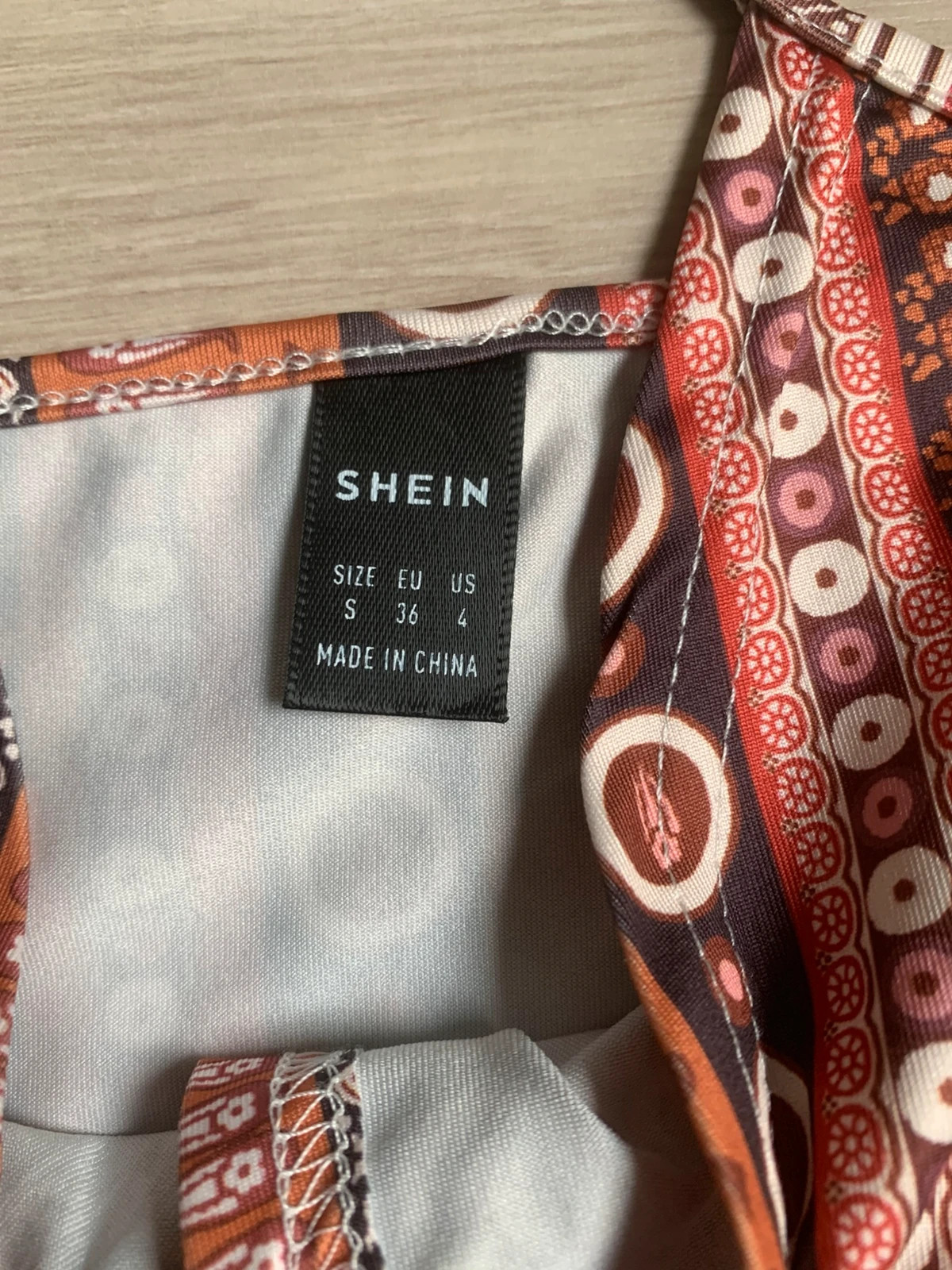 Débardeur imprimé bohème SHEIN T36/S – bretelles réglables – Shein – taille S / 36 / 8 5